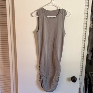 lululemon athletica Gray Midi Dress